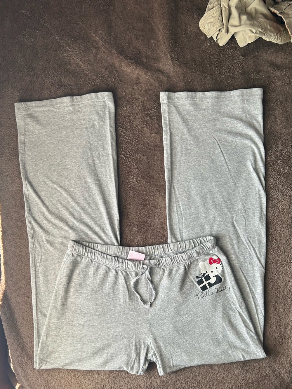 Low Rise Hello Kitty Gray Lounge Pants